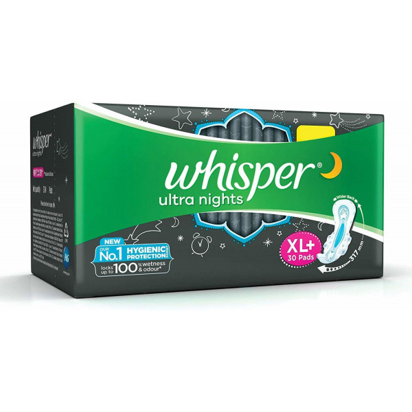 Whisper Ultra Clean Xl+ 30 Pads1 Pack